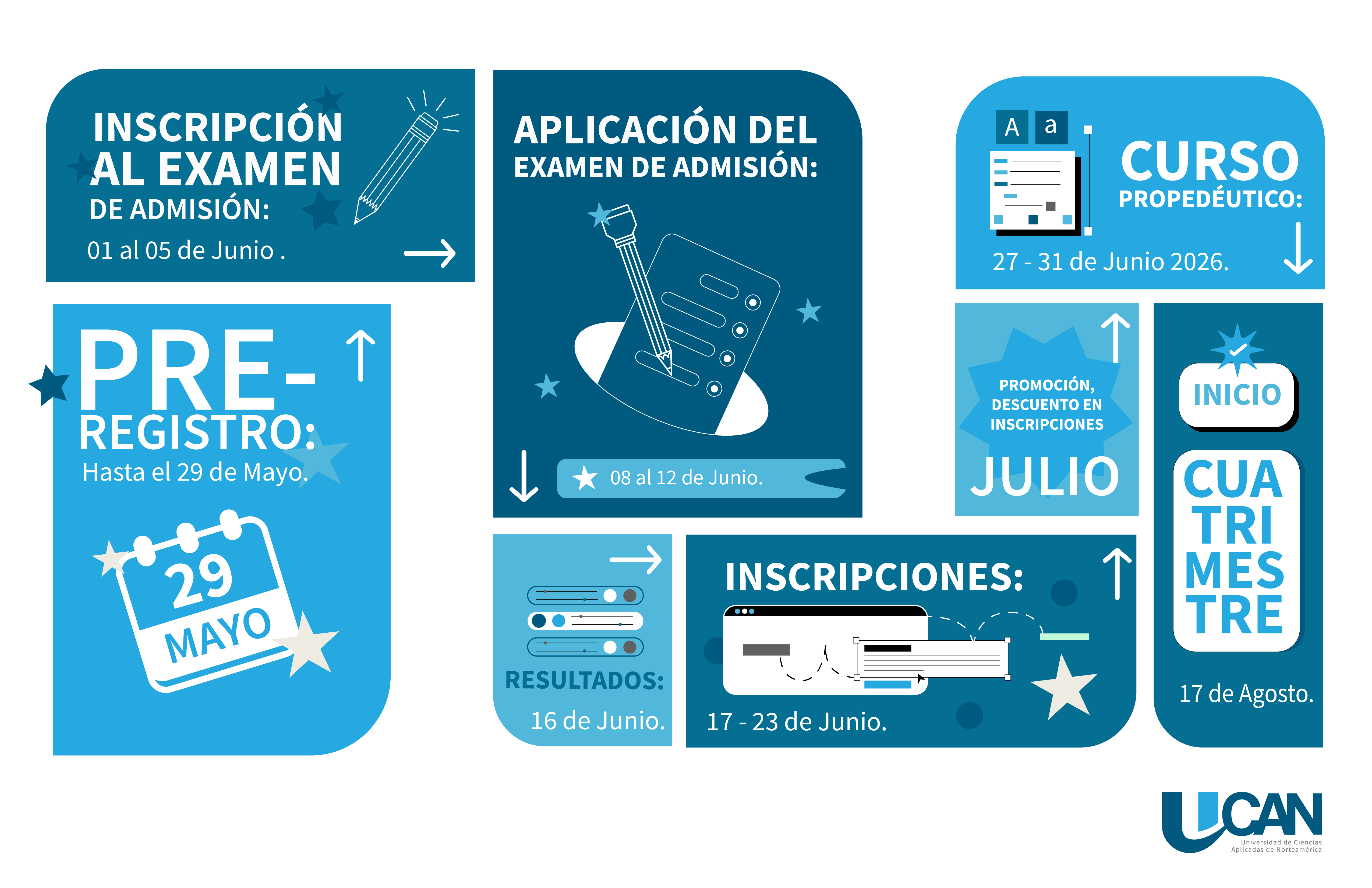 Calendario Oficial UCAN 2026